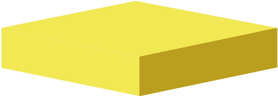 a yellow block