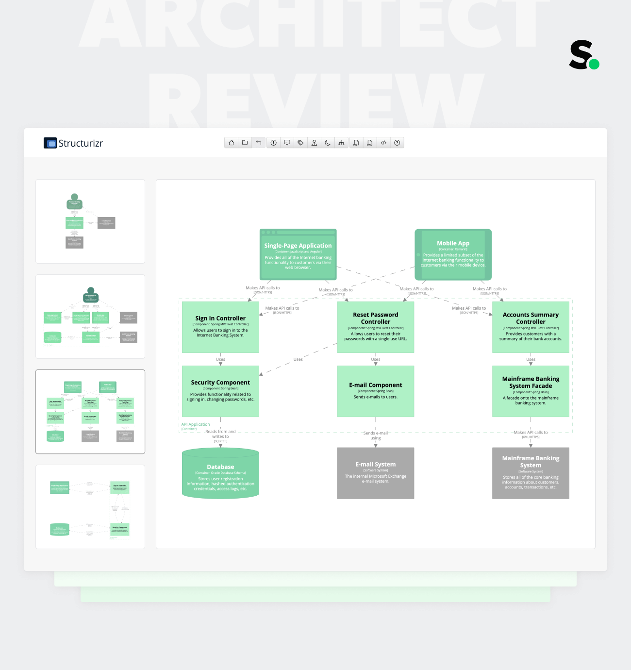 UI deliverable on architect review